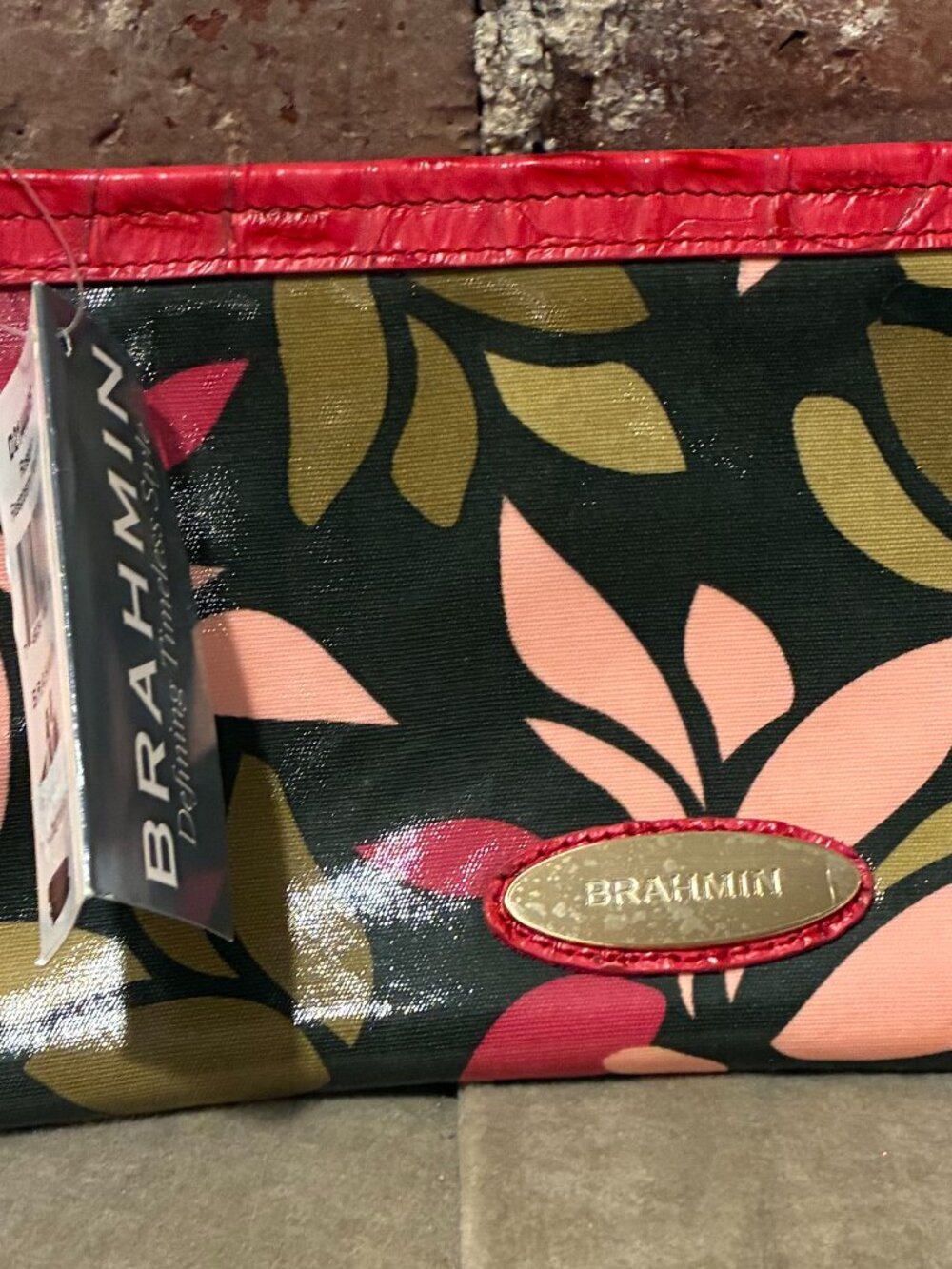 Brahmin~ NWT!!~ Rosalyn Raspberry Newport - Picture 3 of 9
